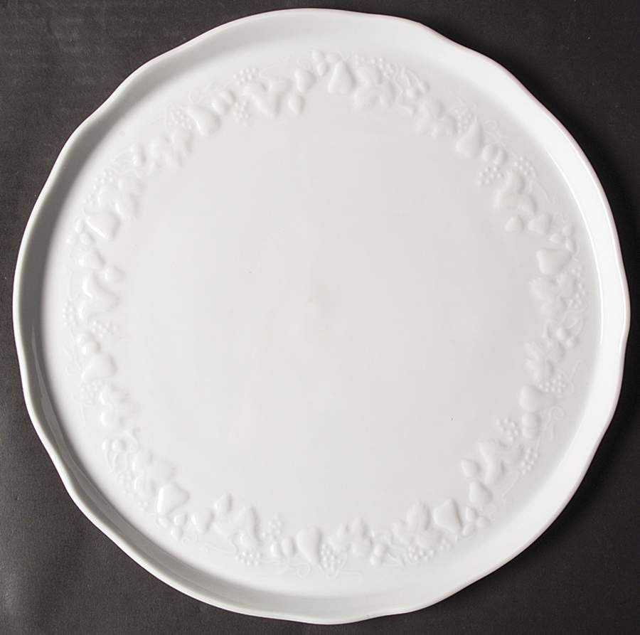 California (Blanc De Blanc) Cake Plate by Philippe Deshoulieres-1