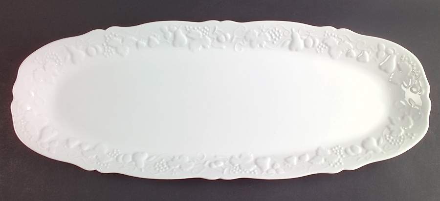 California (Blanc De Blanc) 22" Fish Platter by Philippe Deshoulieres-1
