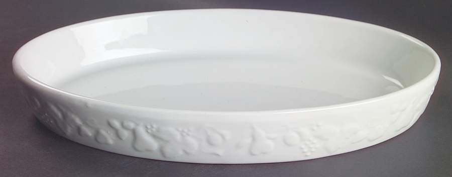 California (Blanc De Blanc) 14" Oval Baker by Philippe Deshoulieres-1