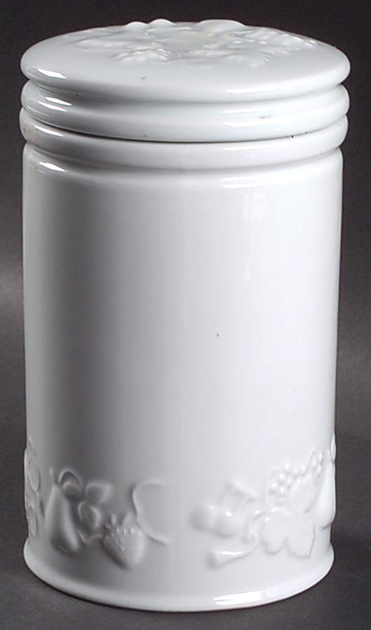 California (Blanc De Blanc) 5" Storage Jar & Lid by Philippe Deshoulieres-1