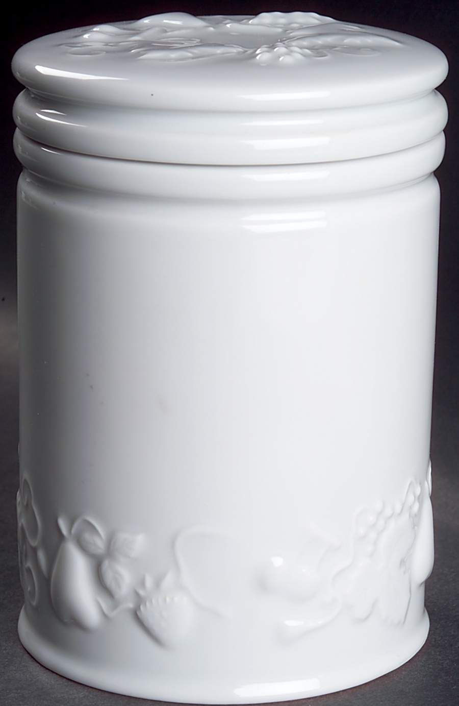 California (Blanc De Blanc) 4" Storage Jar & Lid by Philippe Deshoulieres-1