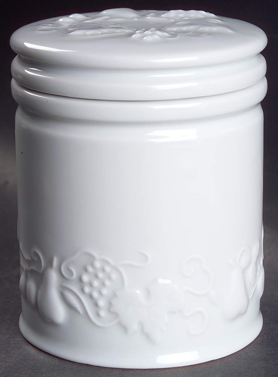 California (Blanc De Blanc) 3" Storage Jar & Lid by Philippe Deshoulieres-1