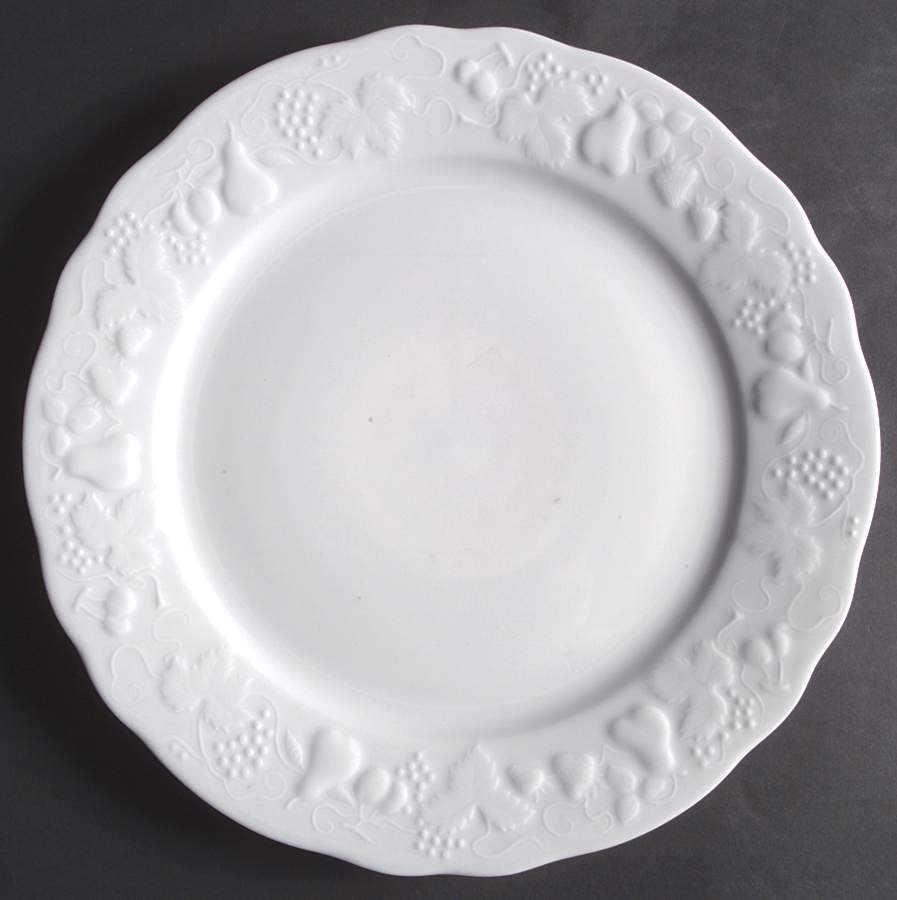 California (Blanc De Blanc) Service Plate (Charger/Platter) by Philippe Deshoulieres-1