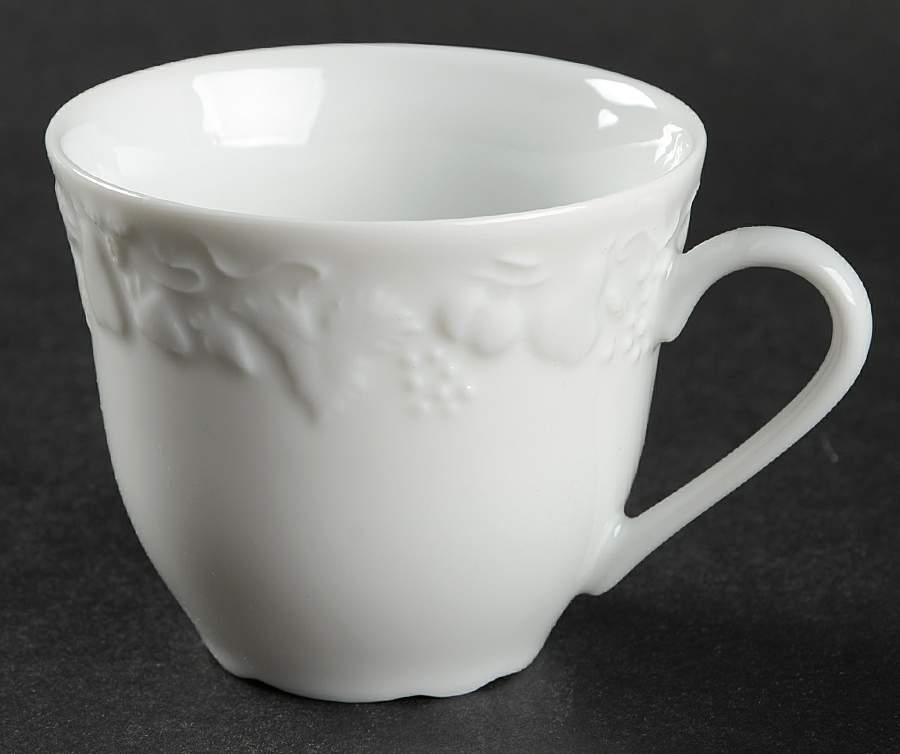 California (Blanc De Blanc) Flat Demitasse Cup by Philippe Deshoulieres-1