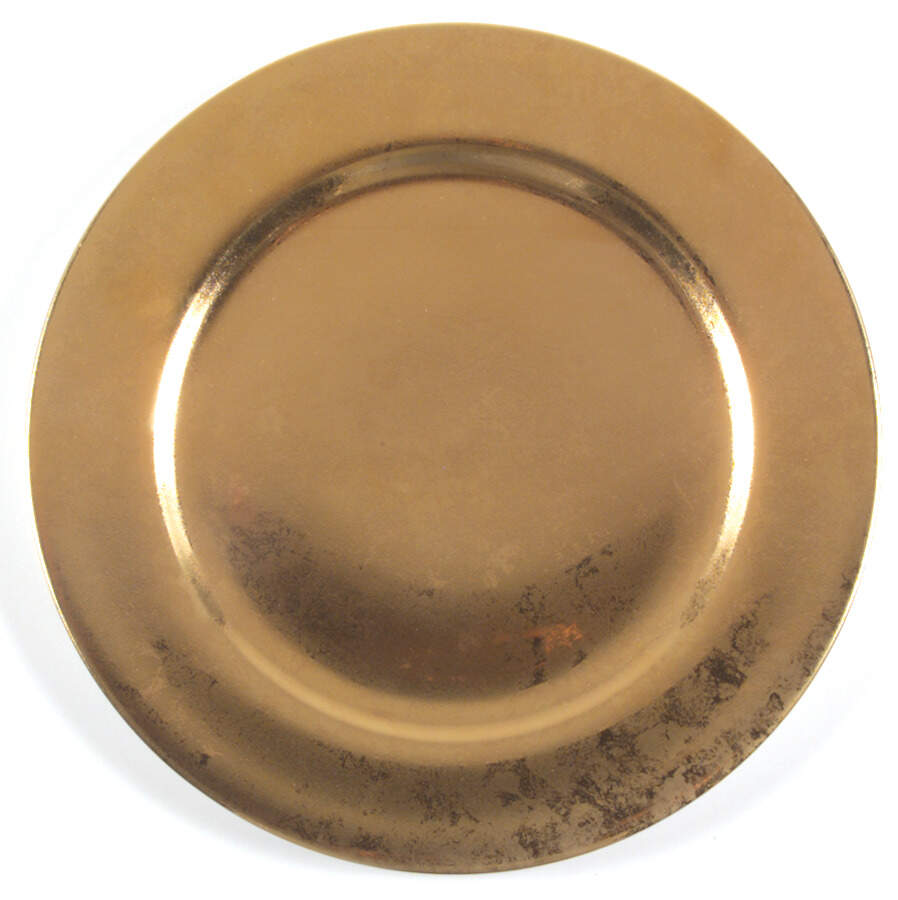 Carat or (Gold) Service Plate (Charger) by Philippe Deshoulieres-1