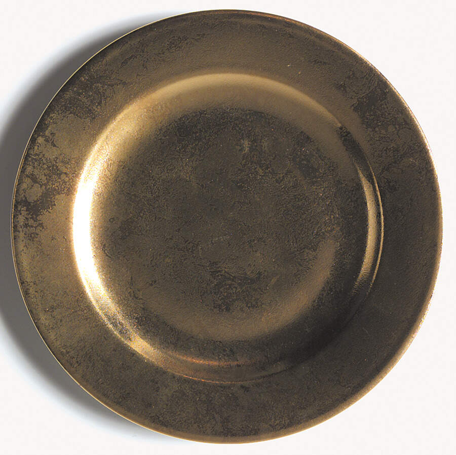 Carat or (Gold) Bread & Butter Plate by Philippe Deshoulieres-1