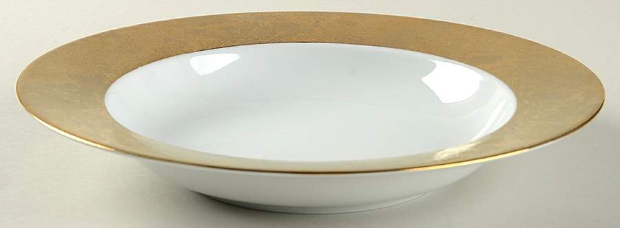Carat or (Gold) Rim Soup Bowl by Philippe Deshoulieres-1