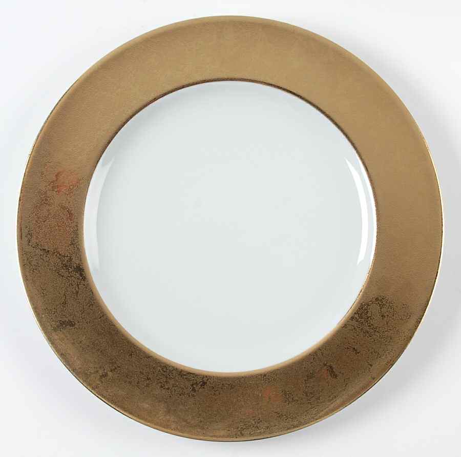 Carat or (Gold) Dinner Plate by Philippe Deshoulieres-1
