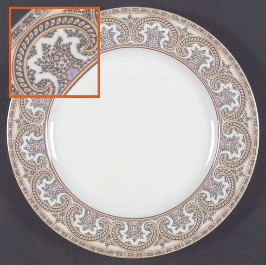 Chamarande Salad/Dessert Plate by Philippe Deshoulieres-1