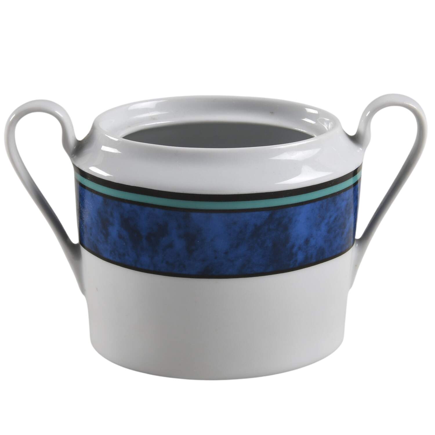 Cordoba Blue Sugar Bowl No Lid by Philippe Deshoulieres-1