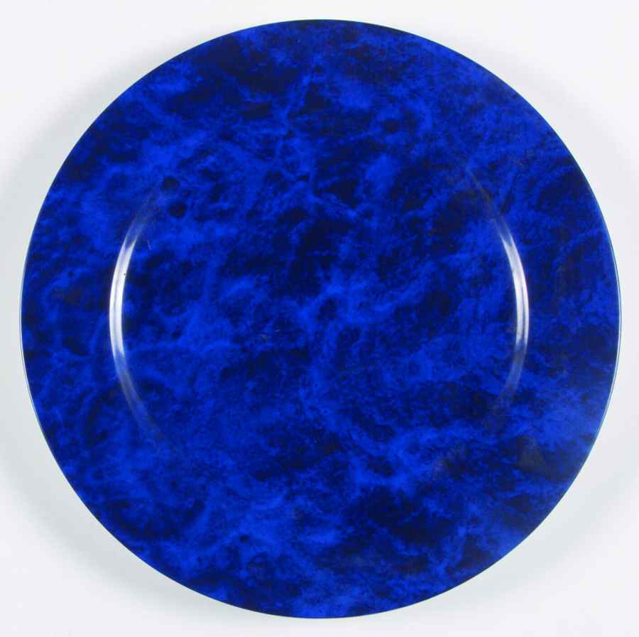 Cordoba Blue Service Plate (Charger) by Philippe Deshoulieres-1