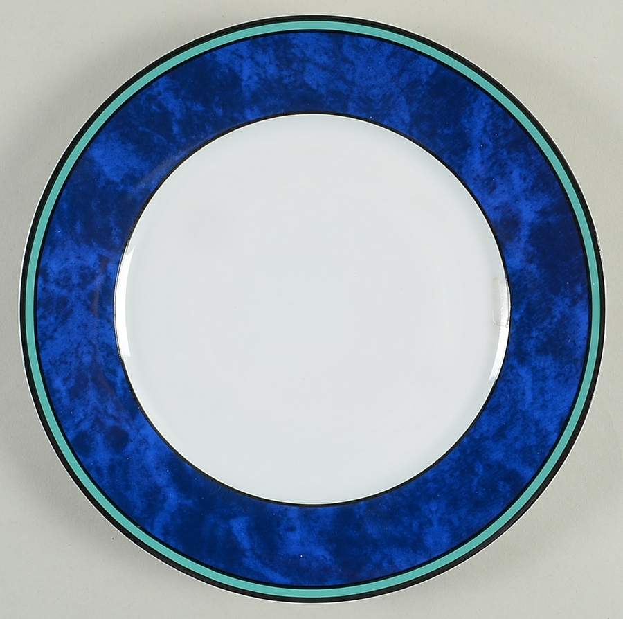 Cordoba Blue Salad Plate by Philippe Deshoulieres-1