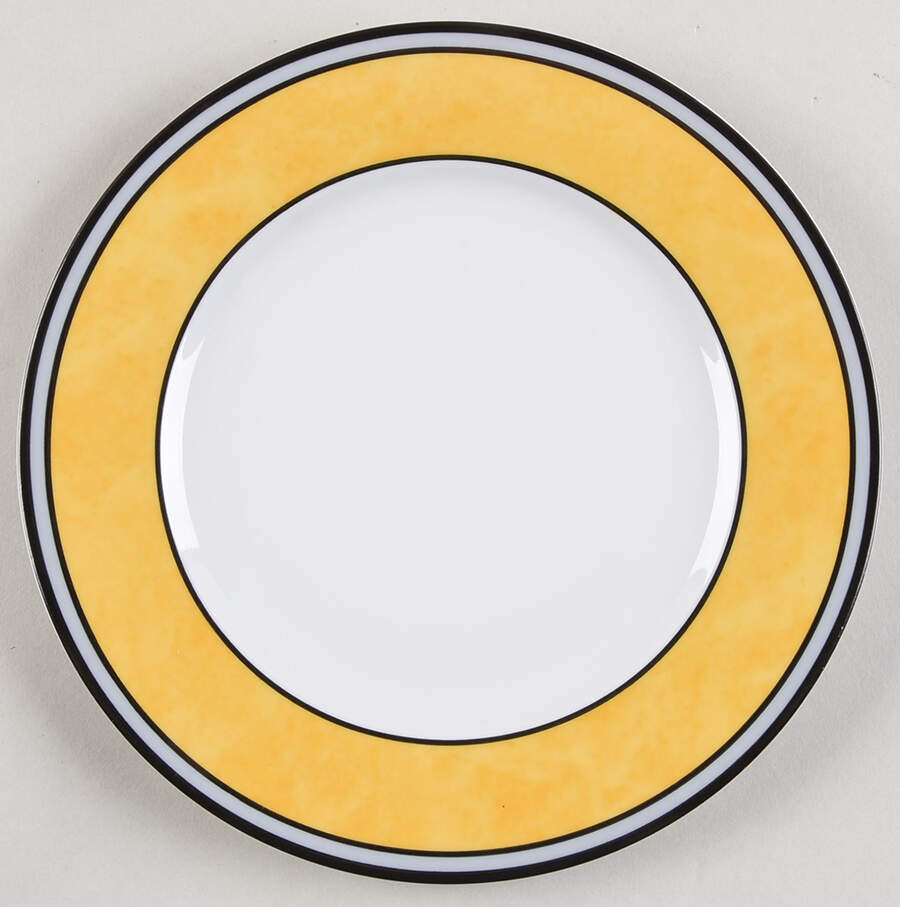 Cordoba Yellow Bread & Butter Plate by Philippe Deshoulieres-1