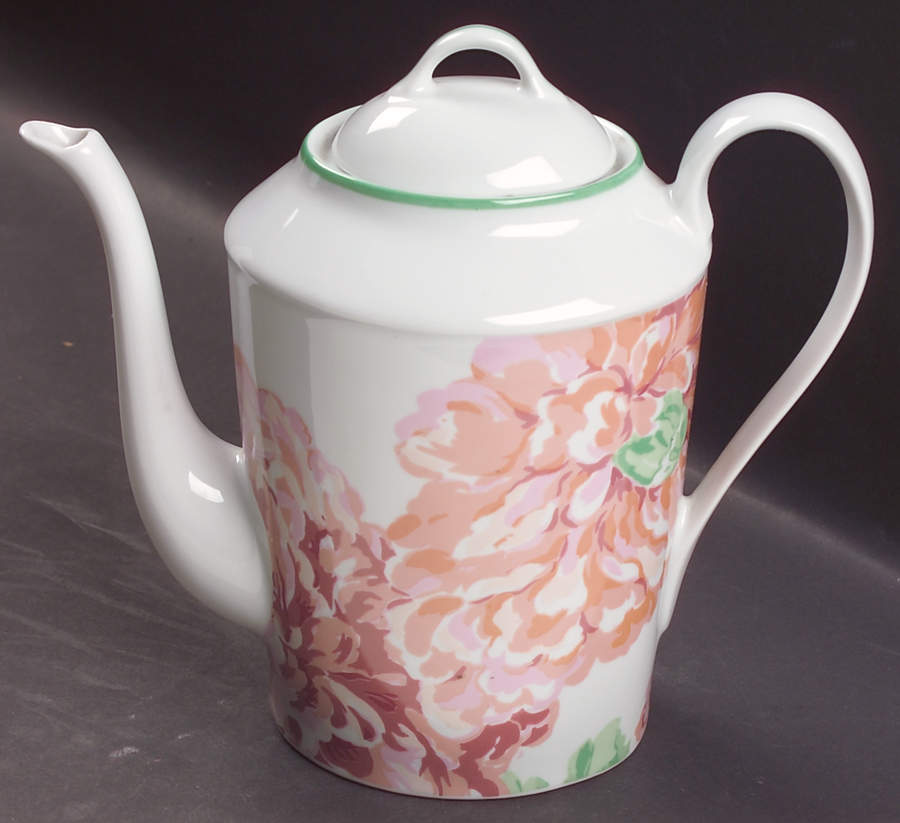 Fleurs Coffee Pot & Lid by Philippe Deshoulieres-1