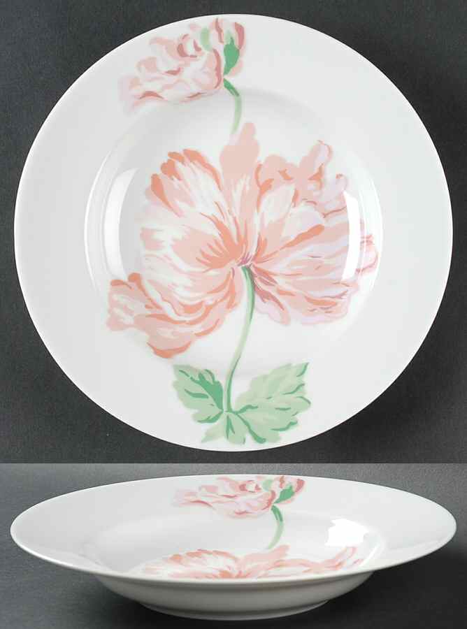 Fleurs Rim Soup Bowl by Philippe Deshoulieres-1