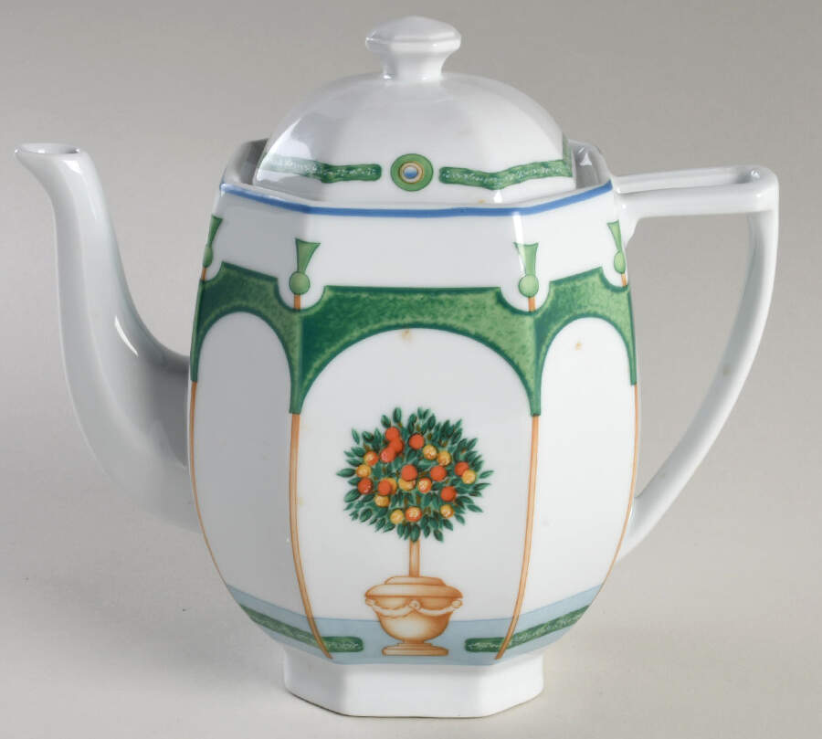 Jardin Royal Teapot & Lid by Philippe Deshoulieres-1