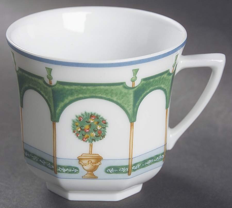 Jardin Royal Flat Demitasse Cup by Philippe Deshoulieres-1