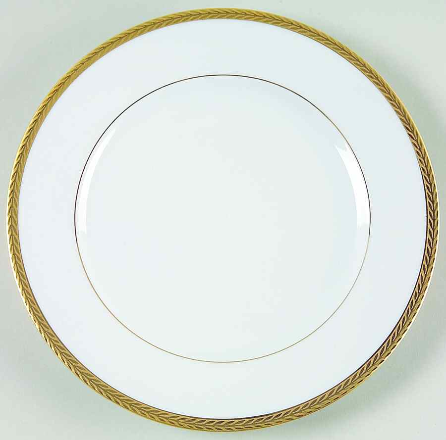 Laurel Gold Dessert/Pie Plate by Philippe Deshoulieres-1