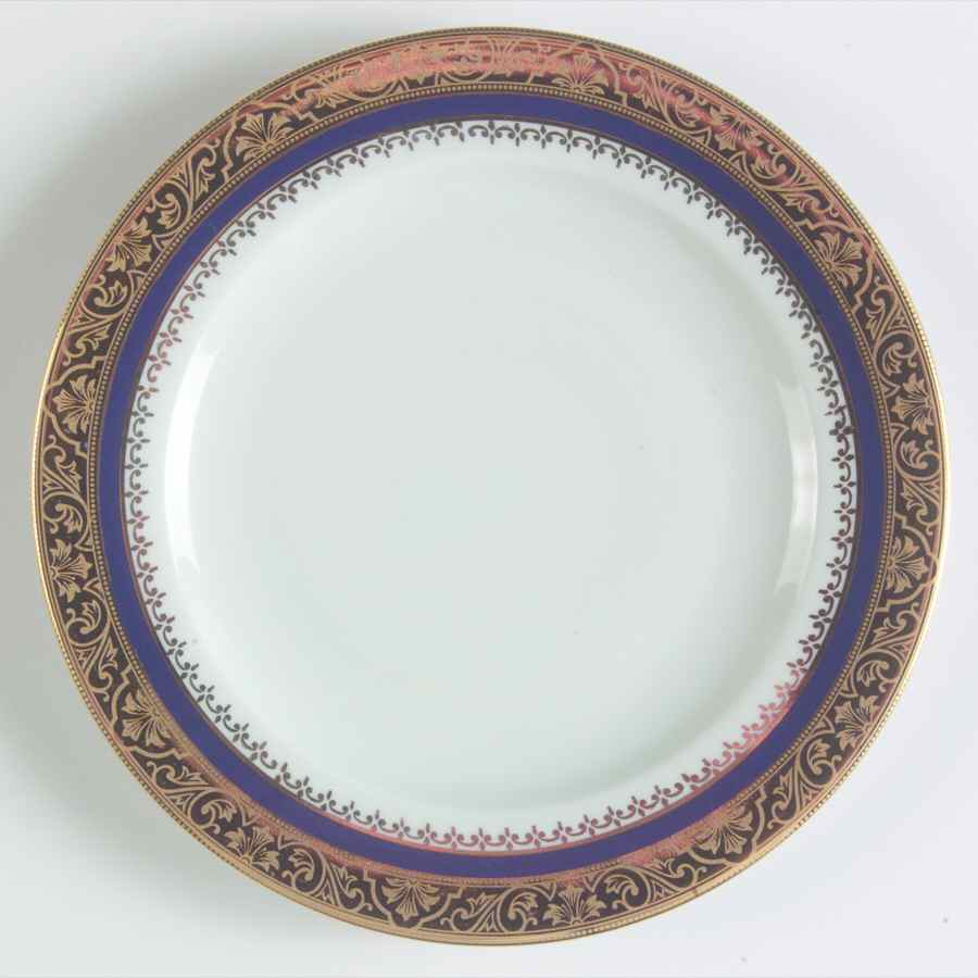Marquis Blue Bread & Butter Plate by Philippe Deshoulieres-1
