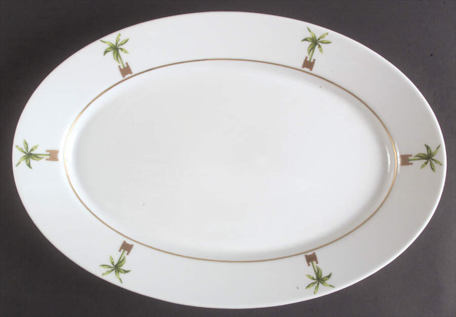 Maldives 15" Oval Serving Platter by Philippe Deshoulieres-1