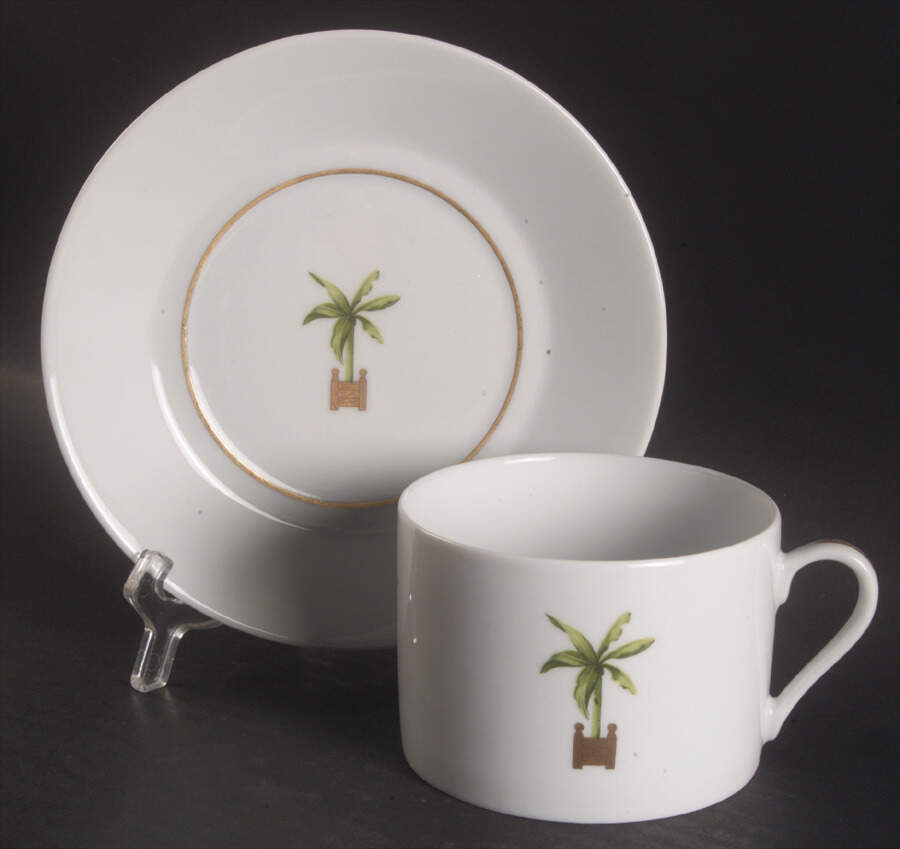 Maldives Breakfast Cup & Saucer Set by Philippe Deshoulieres-1