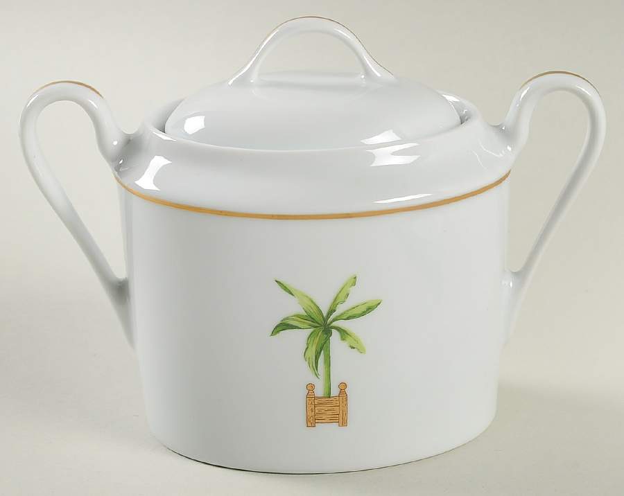 Maldives Sugar Bowl & Lid by Philippe Deshoulieres-1
