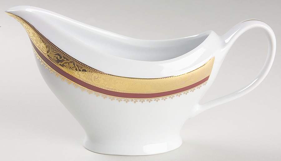 Marquis Red Gravy Boat by Philippe Deshoulieres-1
