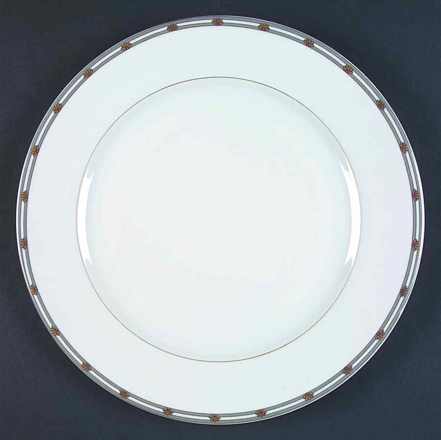 Montaigne Grey Service Plate (Charger) by Philippe Deshoulieres-1