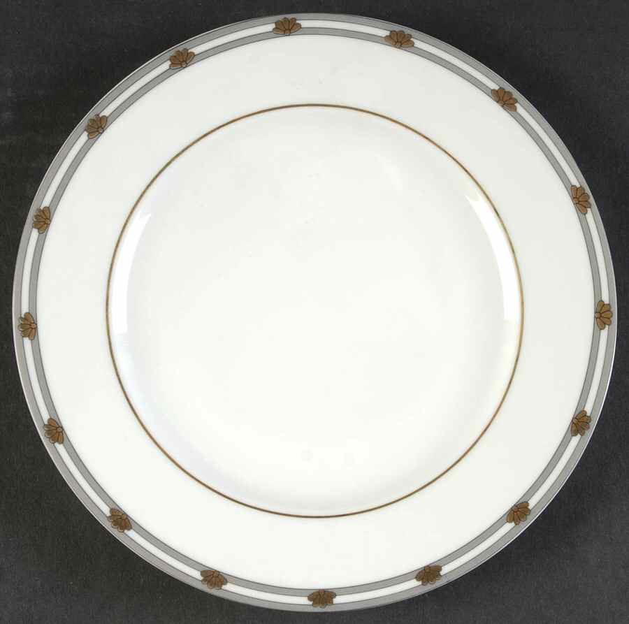Montaigne Grey Bread & Butter Plate by Philippe Deshoulieres-1