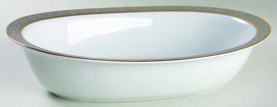 Orleans 10" Oval Vegetable Bowl by Philippe Deshoulieres-1
