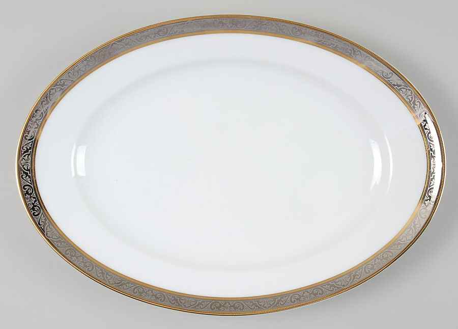 Orleans 13" Oval Serving Platter by Philippe Deshoulieres-1