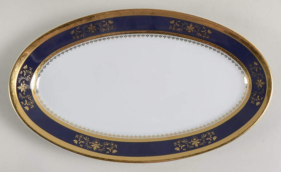 Orsay Cobalt Blue Relish/Gravy Underplate by Philippe Deshoulieres-1