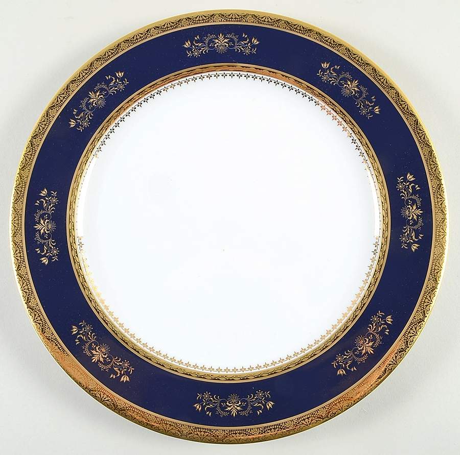 Orsay Cobalt Blue Service Plate (Charger) by Philippe Deshoulieres-1