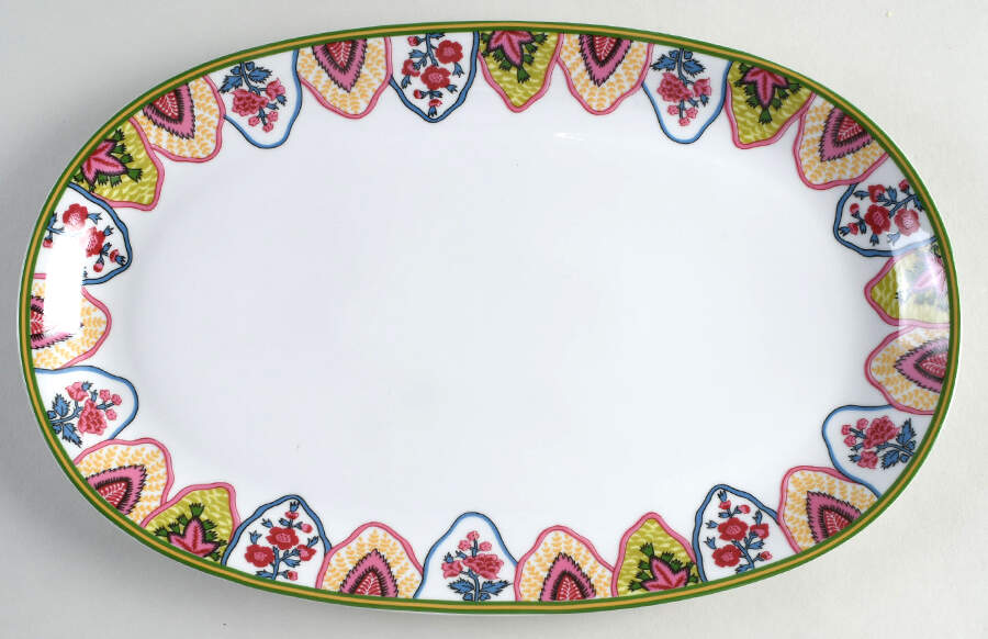 Persepolis 14" Oval Serving Platter by Philippe Deshoulieres-1