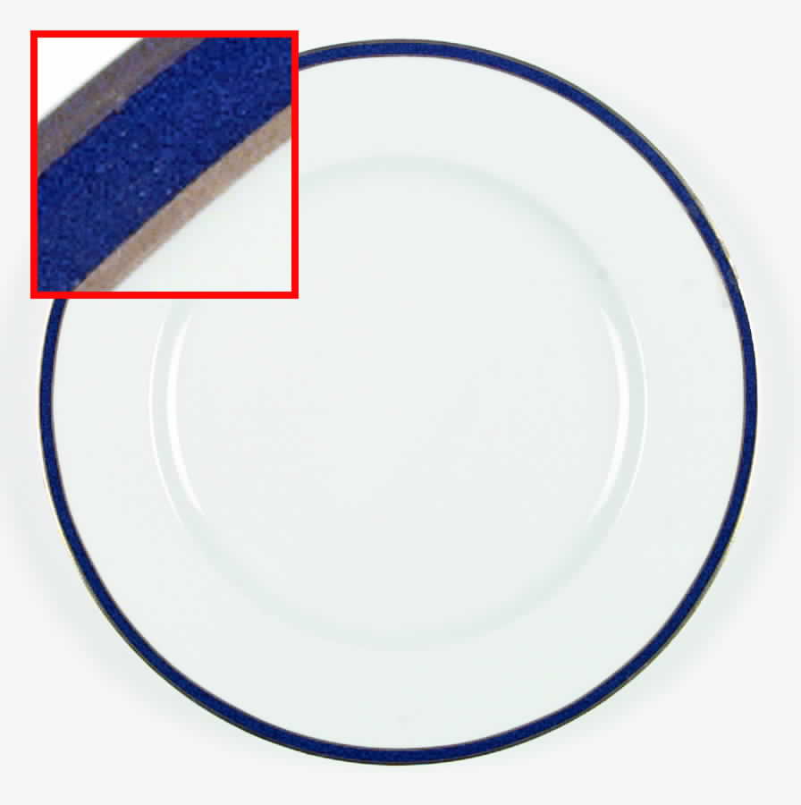 Presidence Blue Dinner Plate by Philippe Deshoulieres-1