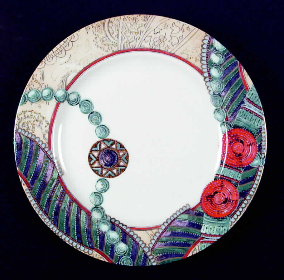 Reves D'Orient Salad Plate by Philippe Deshoulieres-1