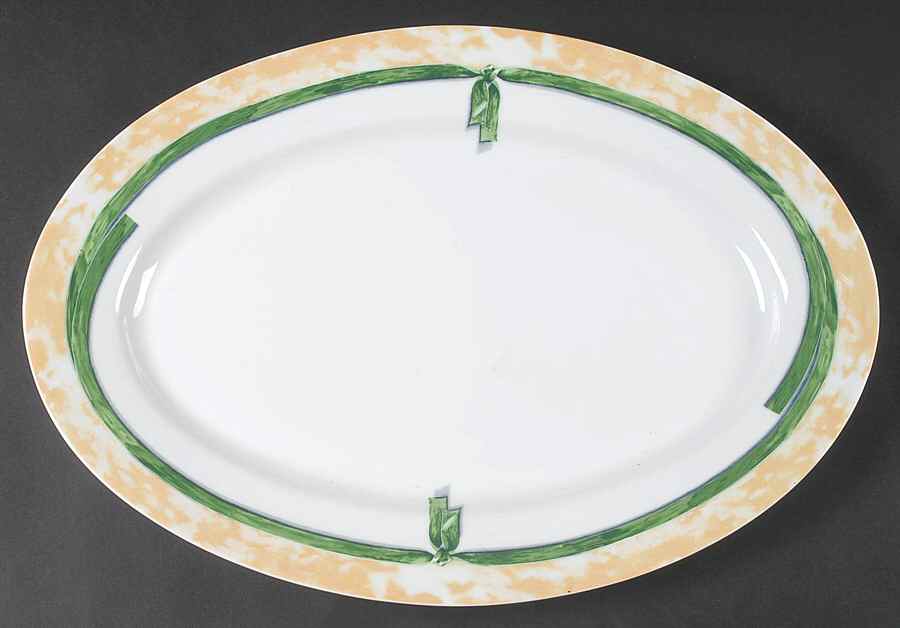 Ruban 16" Oval Serving Platter by Philippe Deshoulieres-1