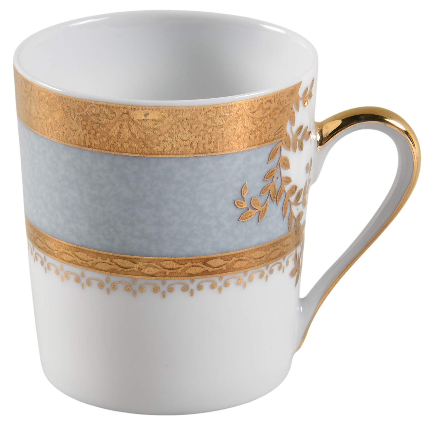 Samarcande Light Blue Flat Demitasse Cup by Philippe Deshoulieres-1