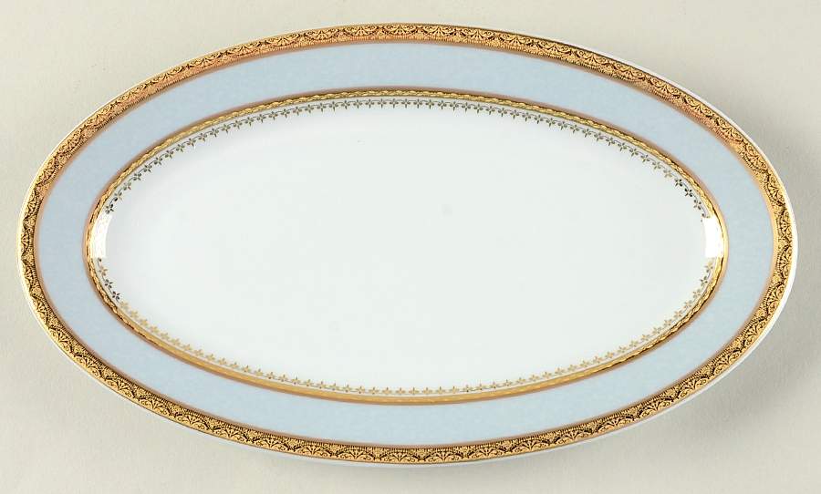 Samarcande Light Blue Relish/Gravy Underplate by Philippe Deshoulieres-1