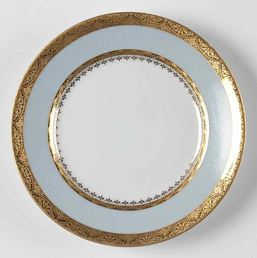 Samarcande Light Blue Bread & Butter Plate by Philippe Deshoulieres-1