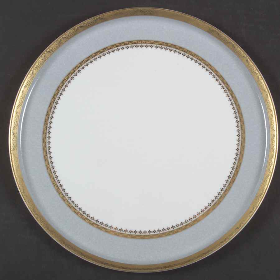 Samarcande Light Blue Cake Plate by Philippe Deshoulieres-1