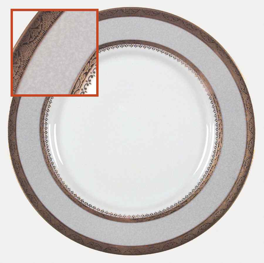 Samarcande Light Blue Dinner Plate by Philippe Deshoulieres-1