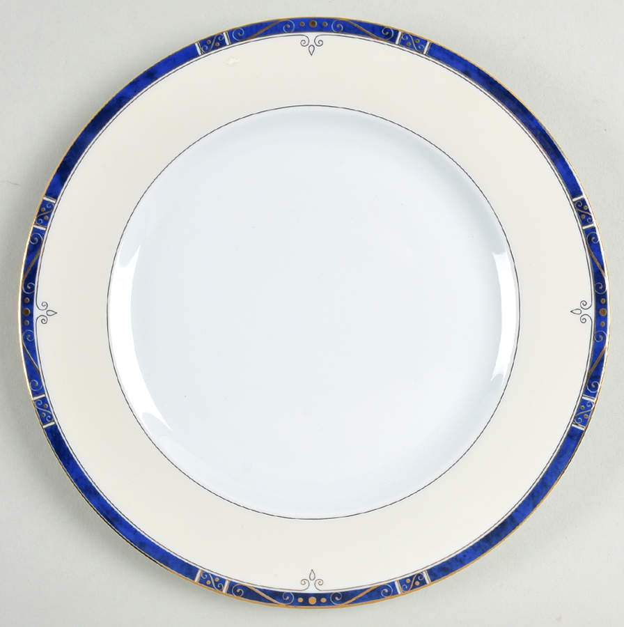 Scala Blue Salad Plate by Philippe Deshoulieres-1