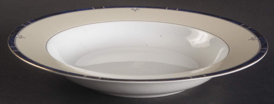 Scala Blue Rim Soup Bowl by Philippe Deshoulieres-1