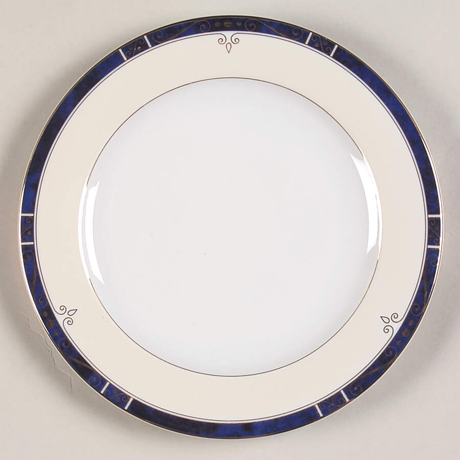 Scala Blue Bread & Butter Plate by Philippe Deshoulieres-1