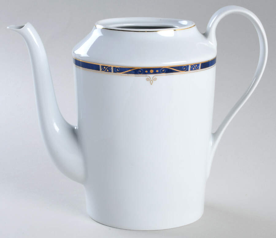 Scala Blue Coffee Pot No Lid by Philippe Deshoulieres-1