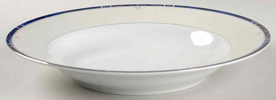 Scala Blue 10" Individual Pasta Bowl by Philippe Deshoulieres-1