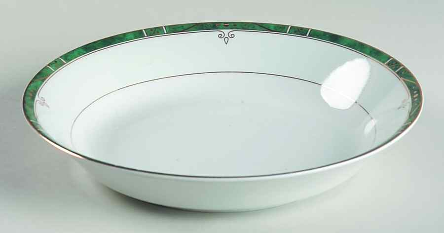 Scala Green Soup/Cereal Bowl by Philippe Deshoulieres-1