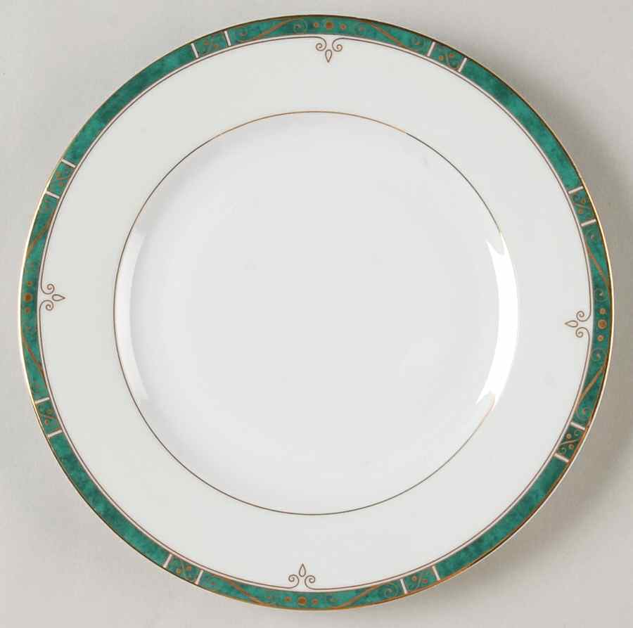 Scala Green Dessert/Pie Plate by Philippe Deshoulieres-1