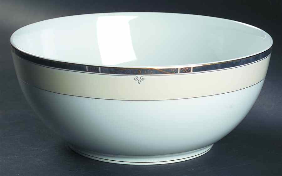 Scala Gray 9" Salad Serving Bowl by Philippe Deshoulieres-1